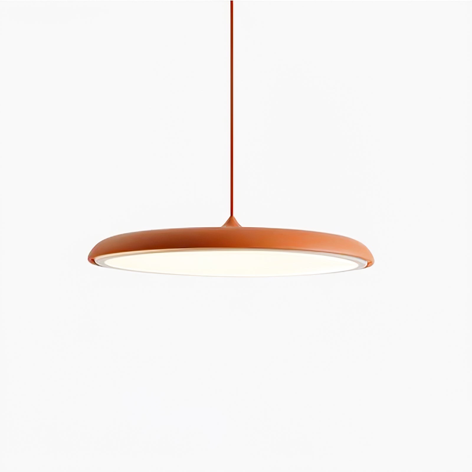 Modern Metal Saucer Pendant Light – Slim Design with LED Lighting M45