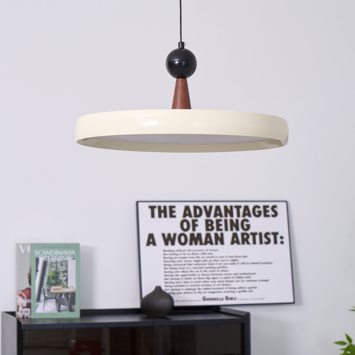 UFO Swing Arm Pendant Light P037