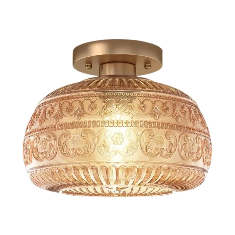 Vintage Solid Colour Glass Recessed Ceiling Lamp S201