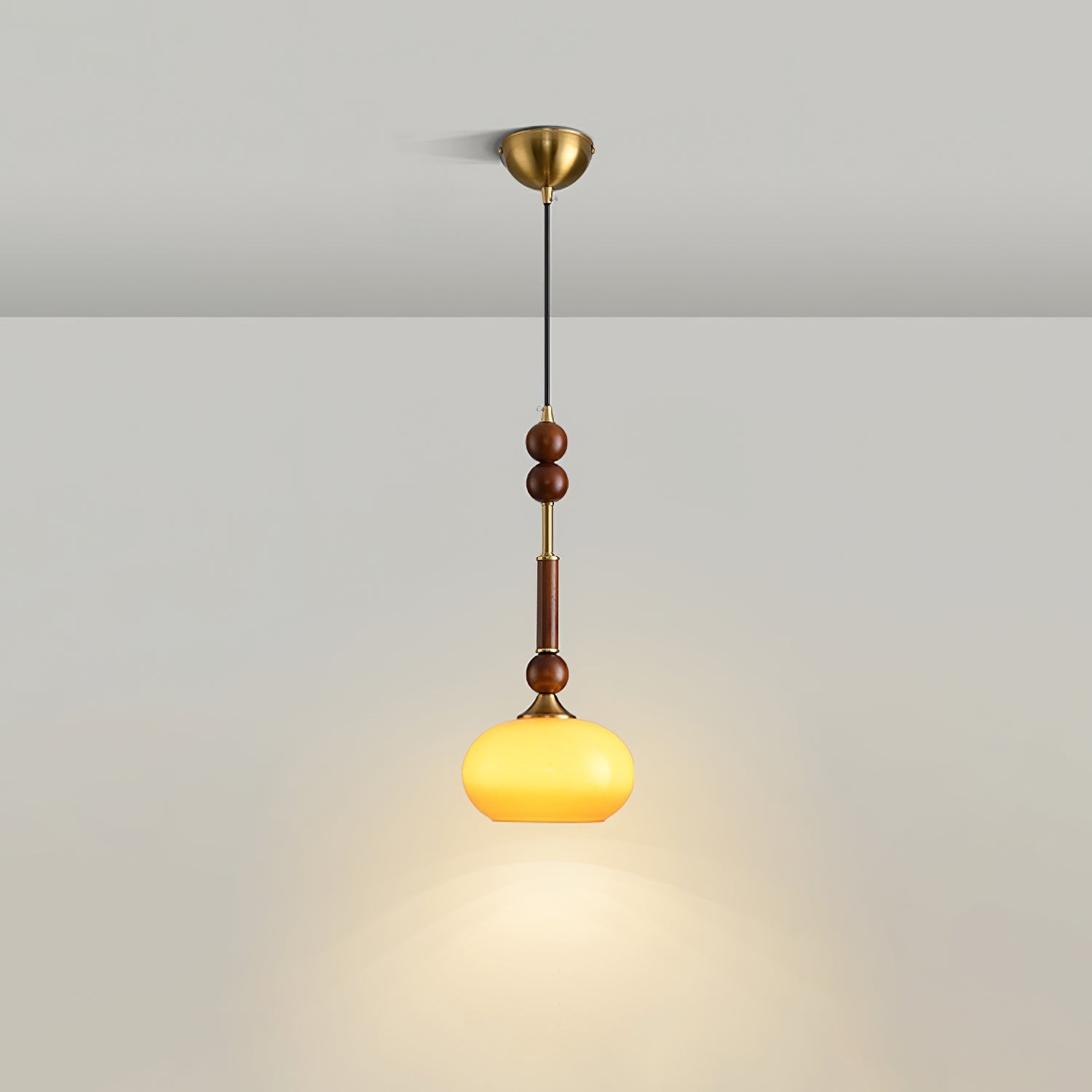 Retro Solid Wood Series Pendant Lamp M420