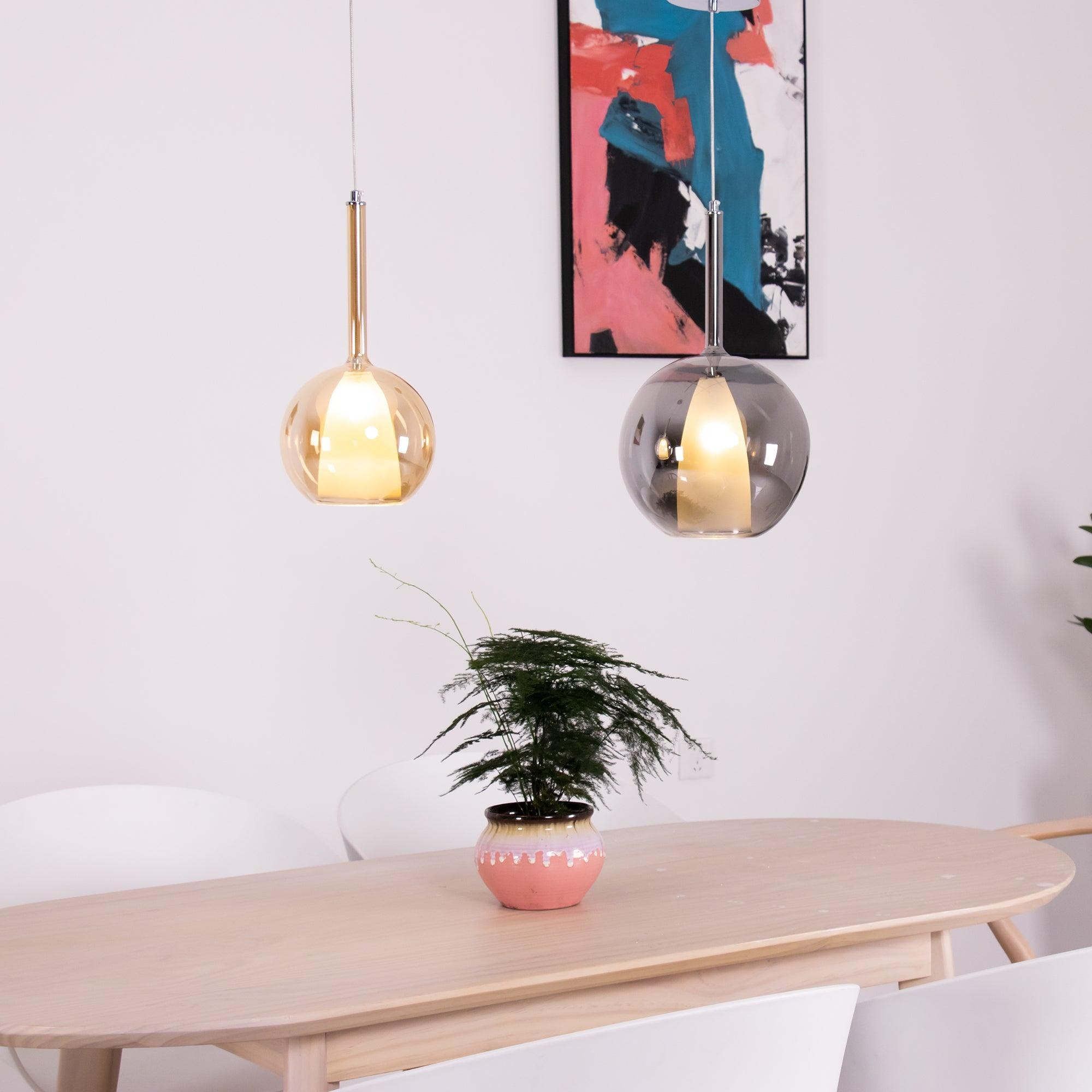 Glo Wine Glass Shaped Pendant Light S185