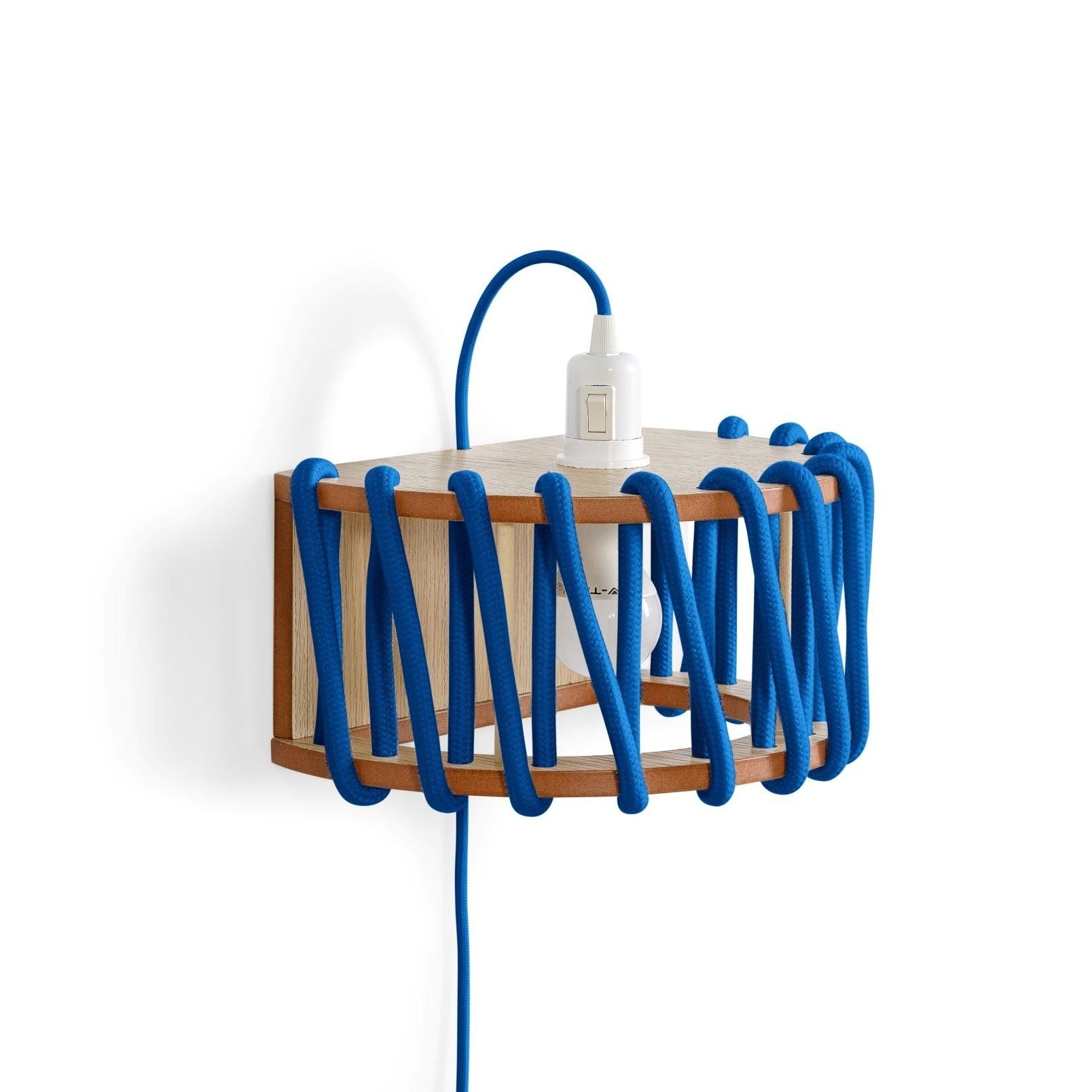 Macaron Rope-wrapped Wooden Wall Lamp S190