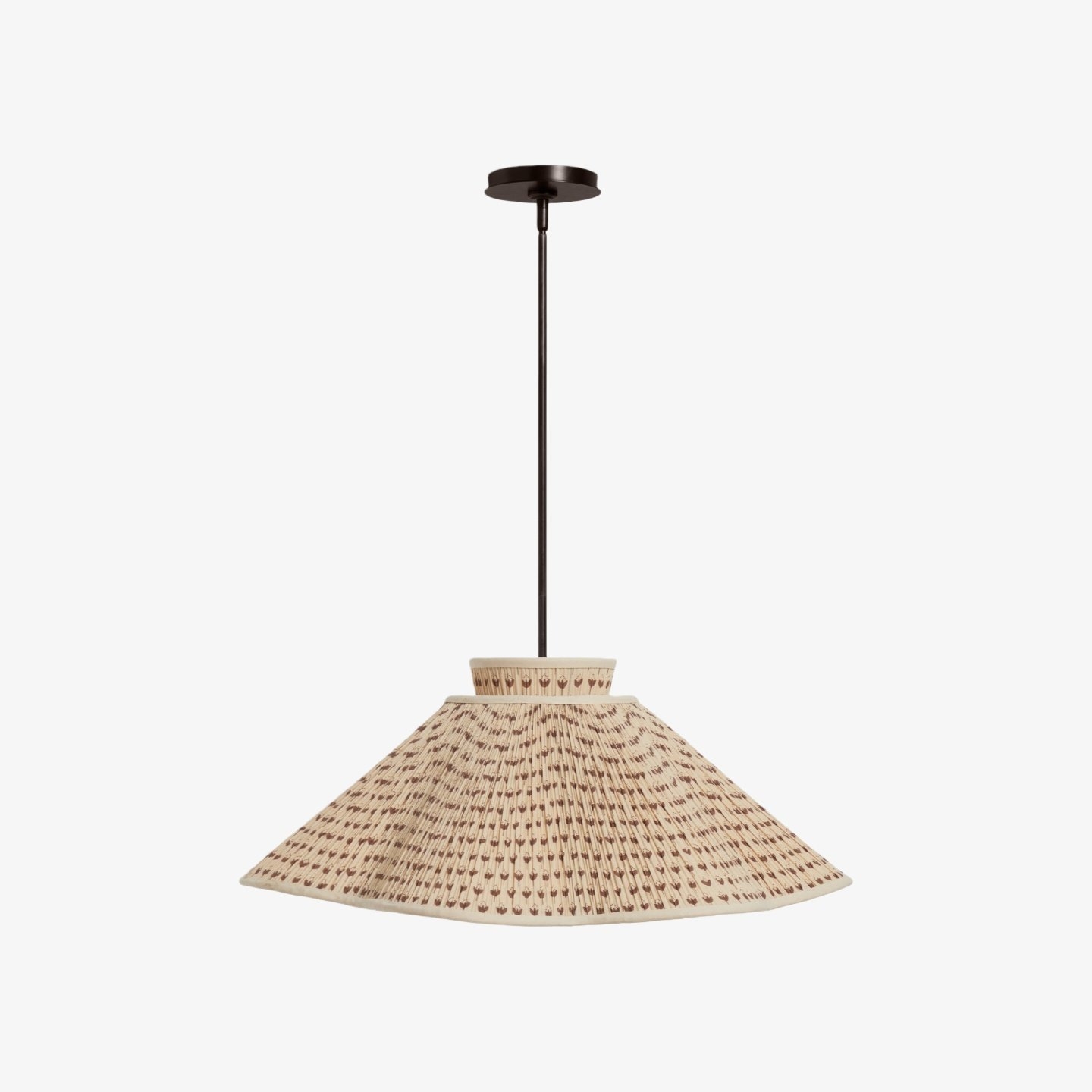 Florevian Modern Linen Pendant Lamp - Art-Inspired Statement Lighting for Dining Space T684