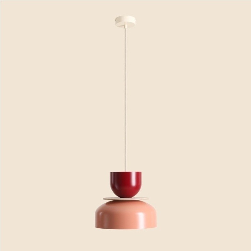 Modern Dual‑Shade Pendant Lamp With Scandinavian Style S227