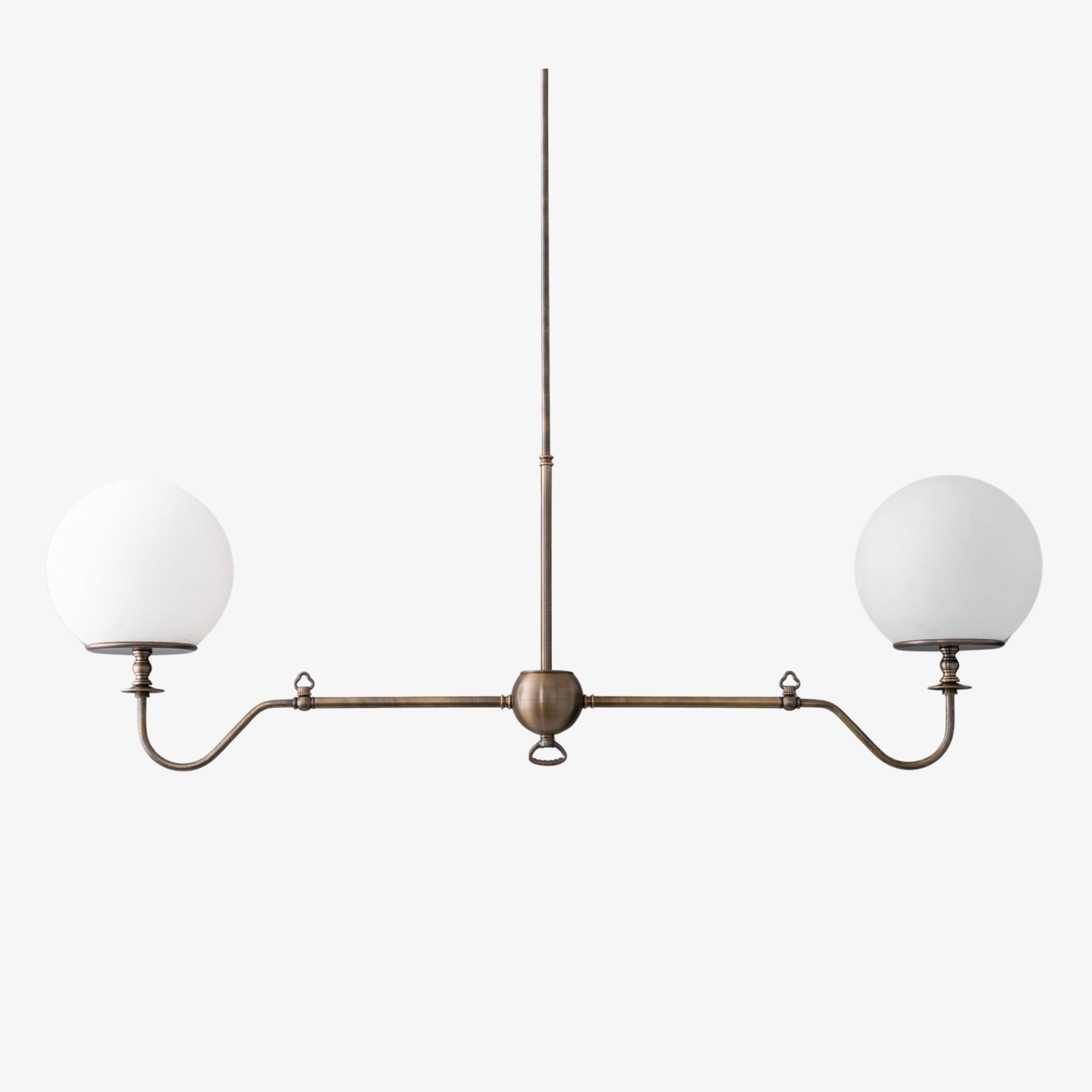 Glorica Glass Brass Chandelier Lighting - Contemporary Glass Multi-Light Hanging Fixture T405