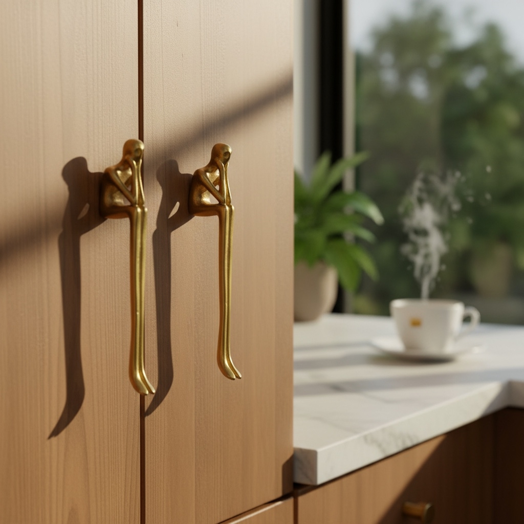 Verlitho Statement Cabinet Handle - Gallery Inspired Hardware Home Decor T1116