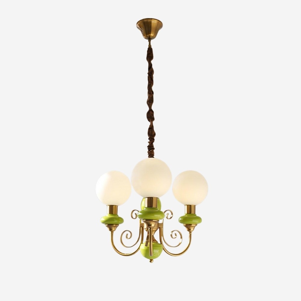 Modern Chandelier with Graceful Silhouette for Ambient Light S219