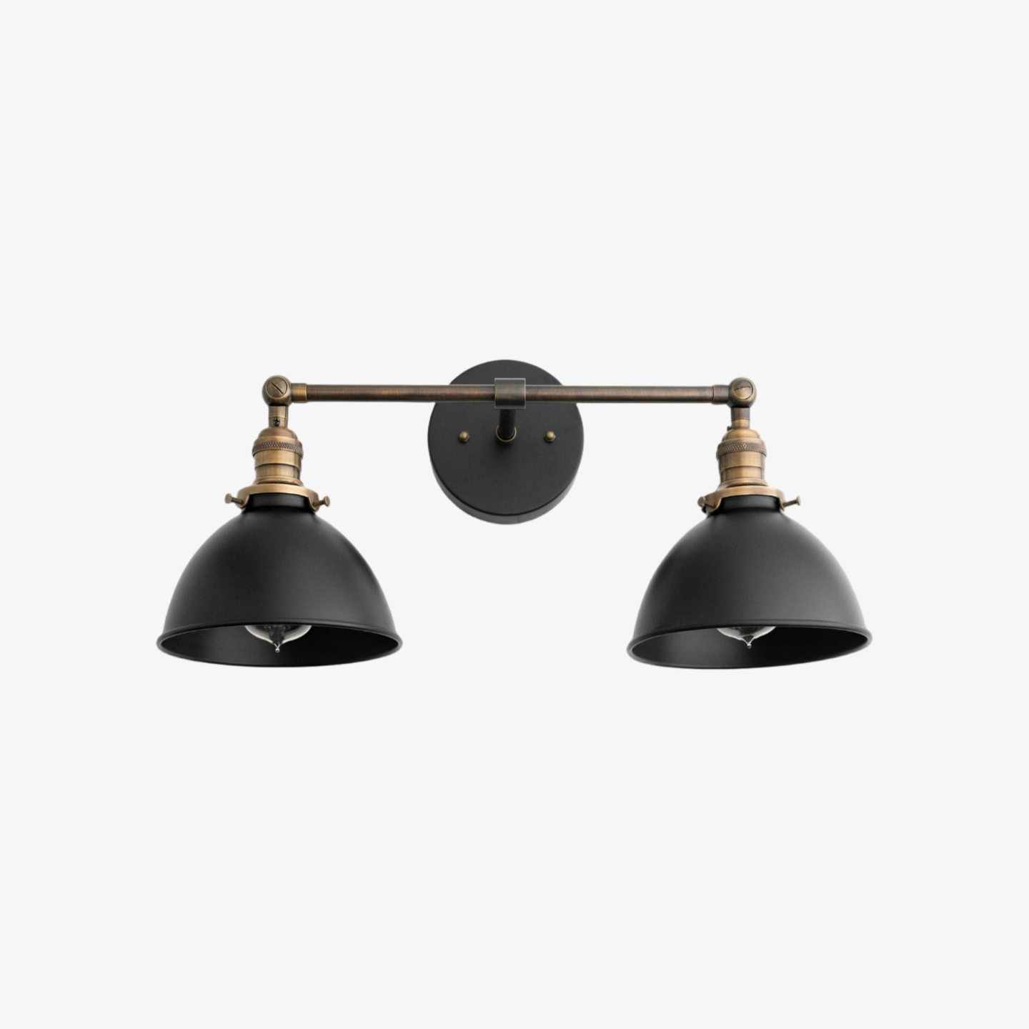 Conique Metal Industrial Vanity Light - Modern Bathroom Lighting Fixture T335