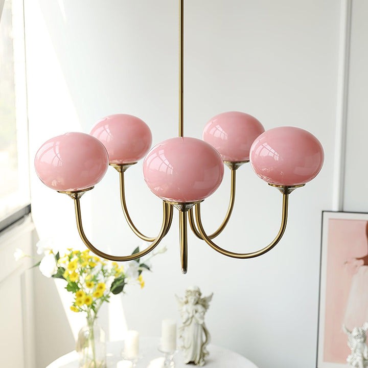 Bauhaus Glass Ball Marshmallow Chandelier S200