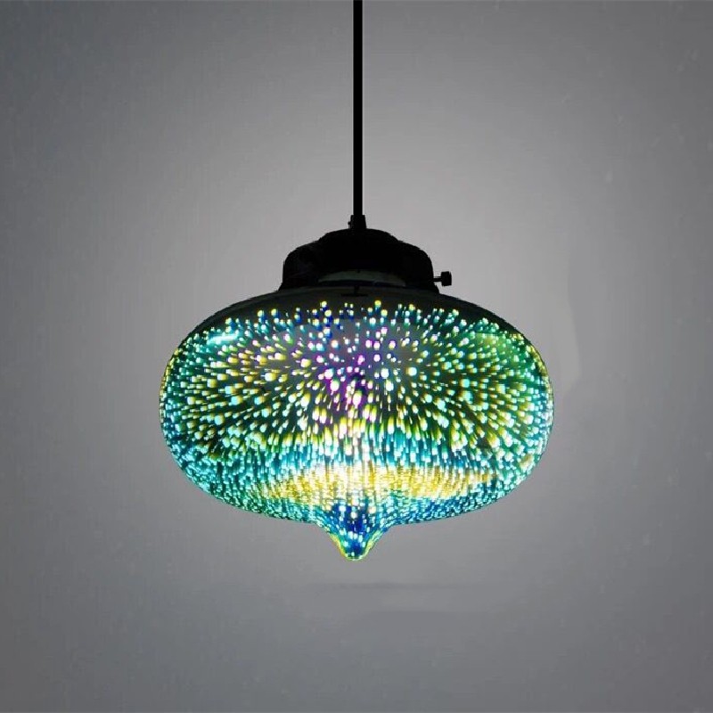 Modern 3D Colorful Nordic Pendant Lamp(Blue Version)