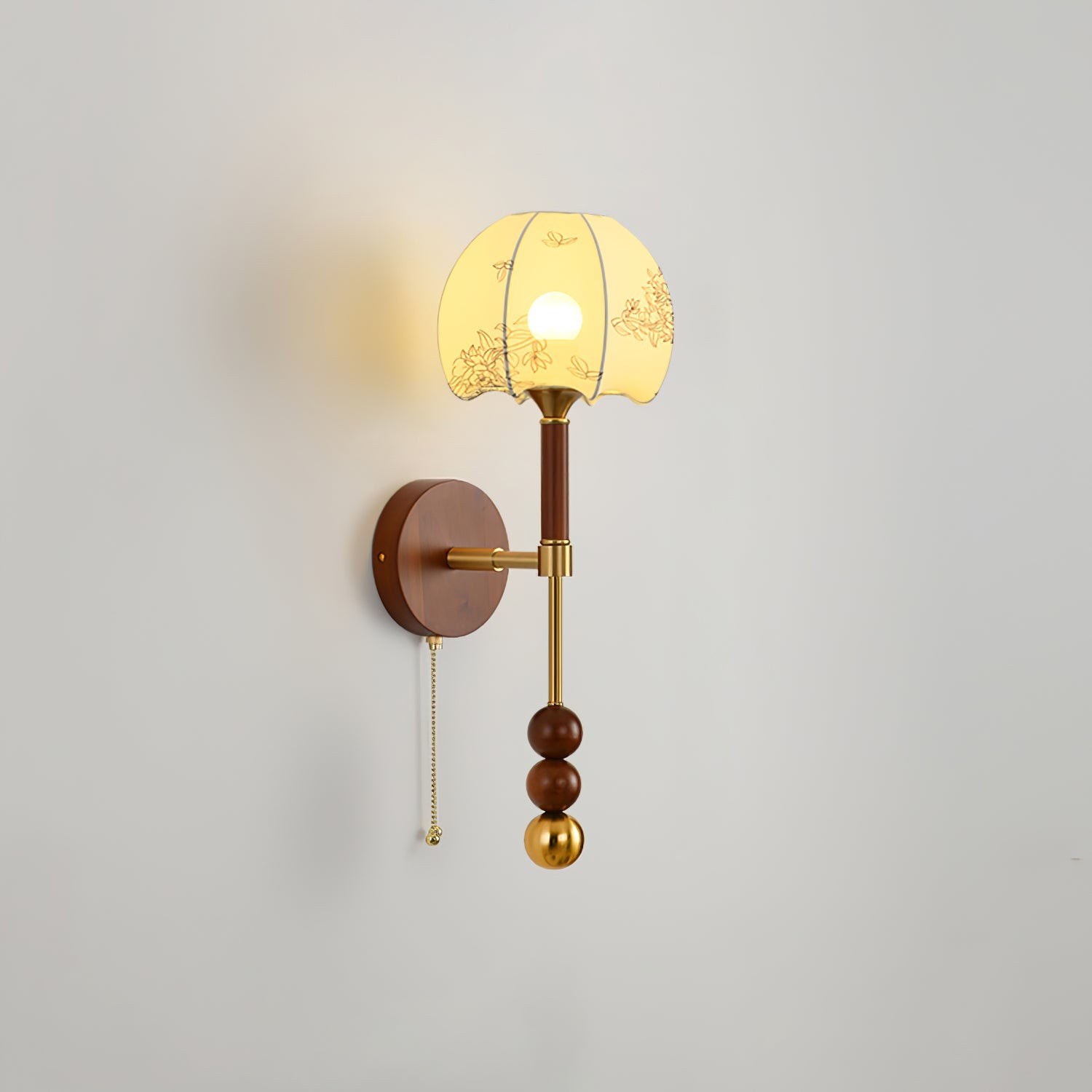 Retro Solid Wood Series Wall Lamp M419