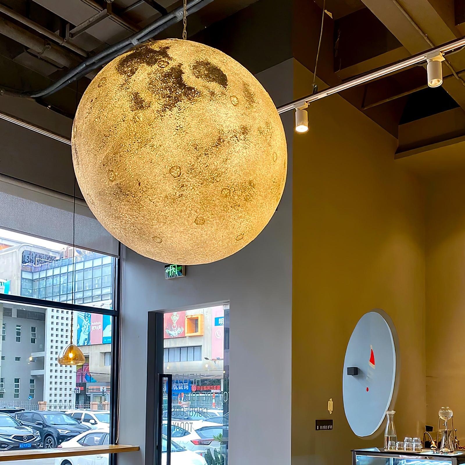 Planetary White Moon Chandelier Suitable For Living Room M584