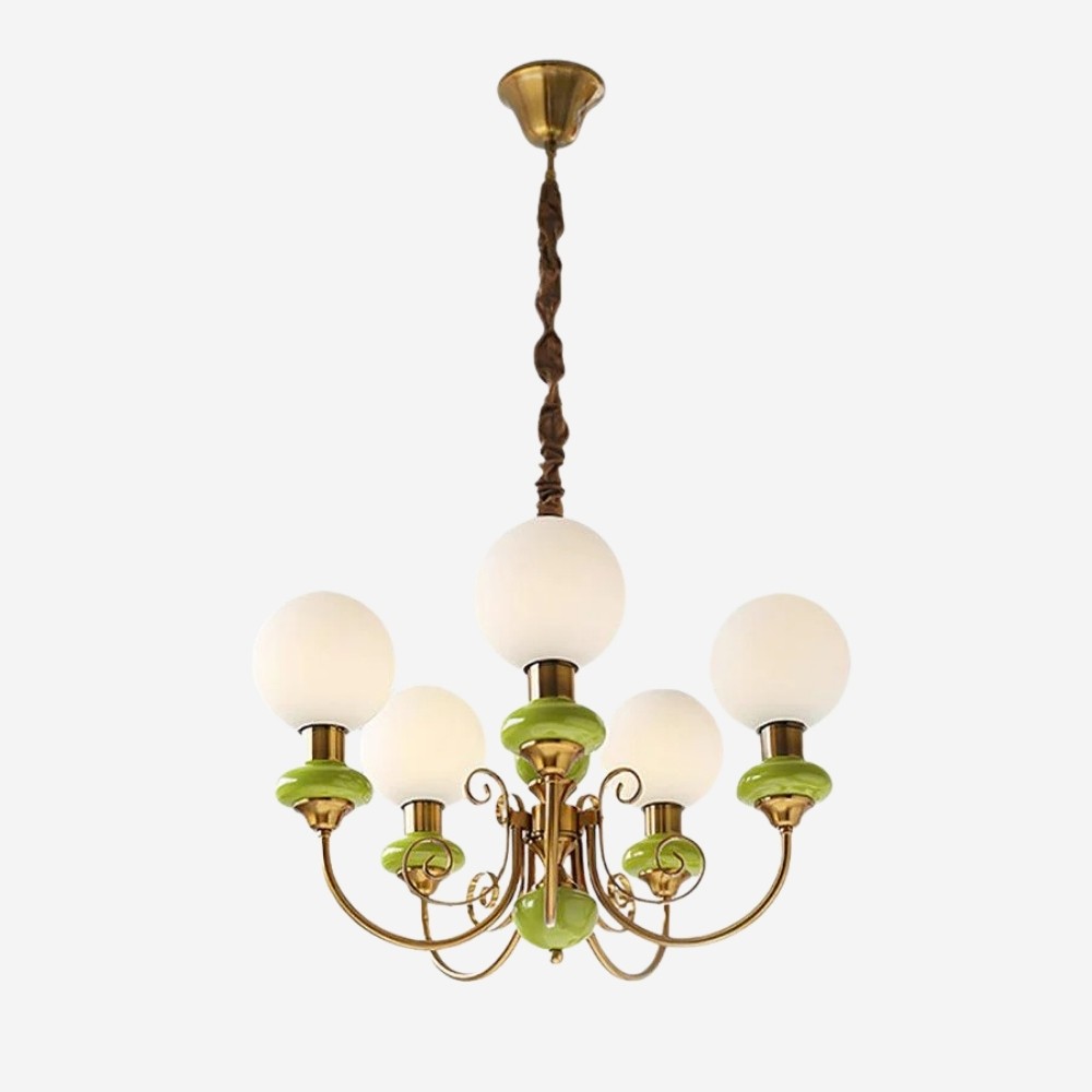 Modern Chandelier with Graceful Silhouette for Ambient Light S219