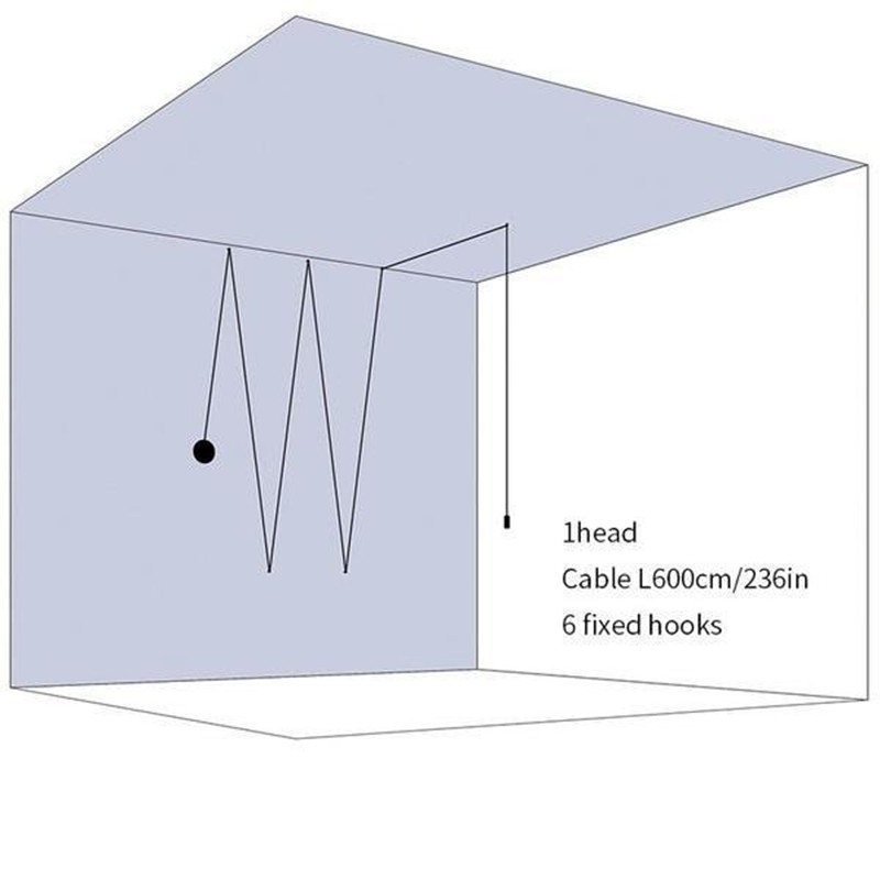 Wireflow Free Form Pendant Lamp