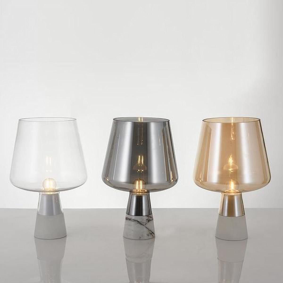 Glass Table Lamp - Glass Dome Nordic Design for Bedroom