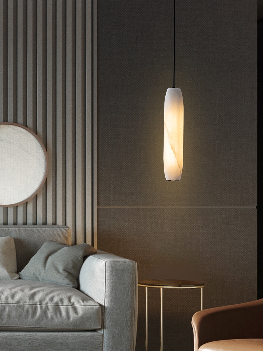 Alabaster Flute Pendant Light T1660