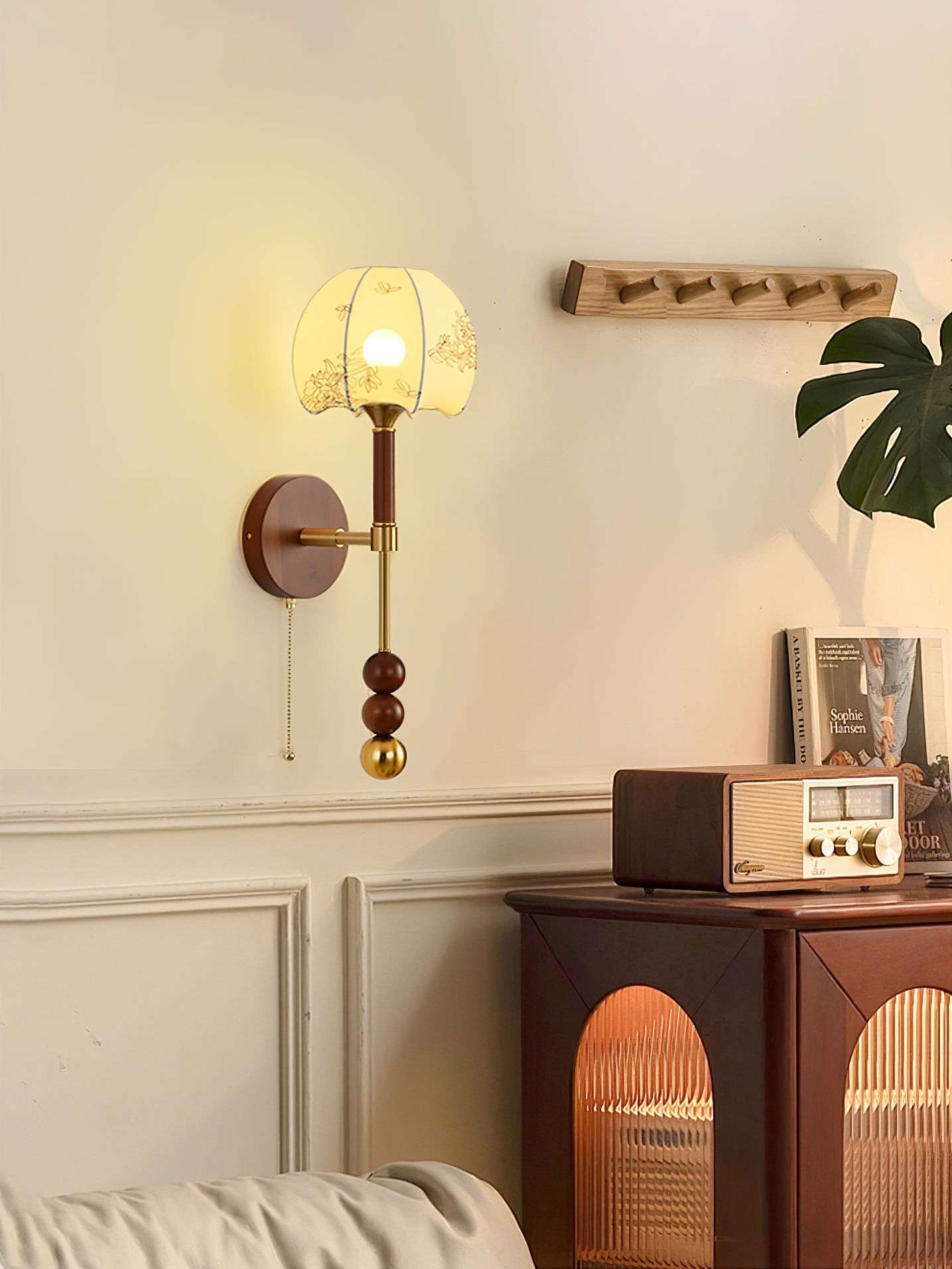 Retro Solid Wood Series Wall Lamp M419