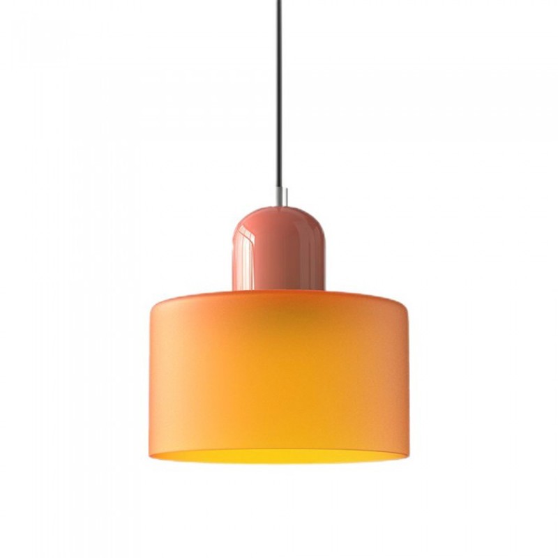 Nordic Morandi Cylinder Glass Pendant Light S66