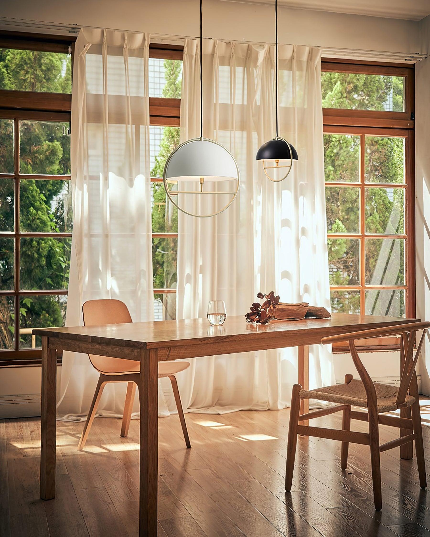 Nordic Hemispherical Ring Metal Pendant Lamp M448