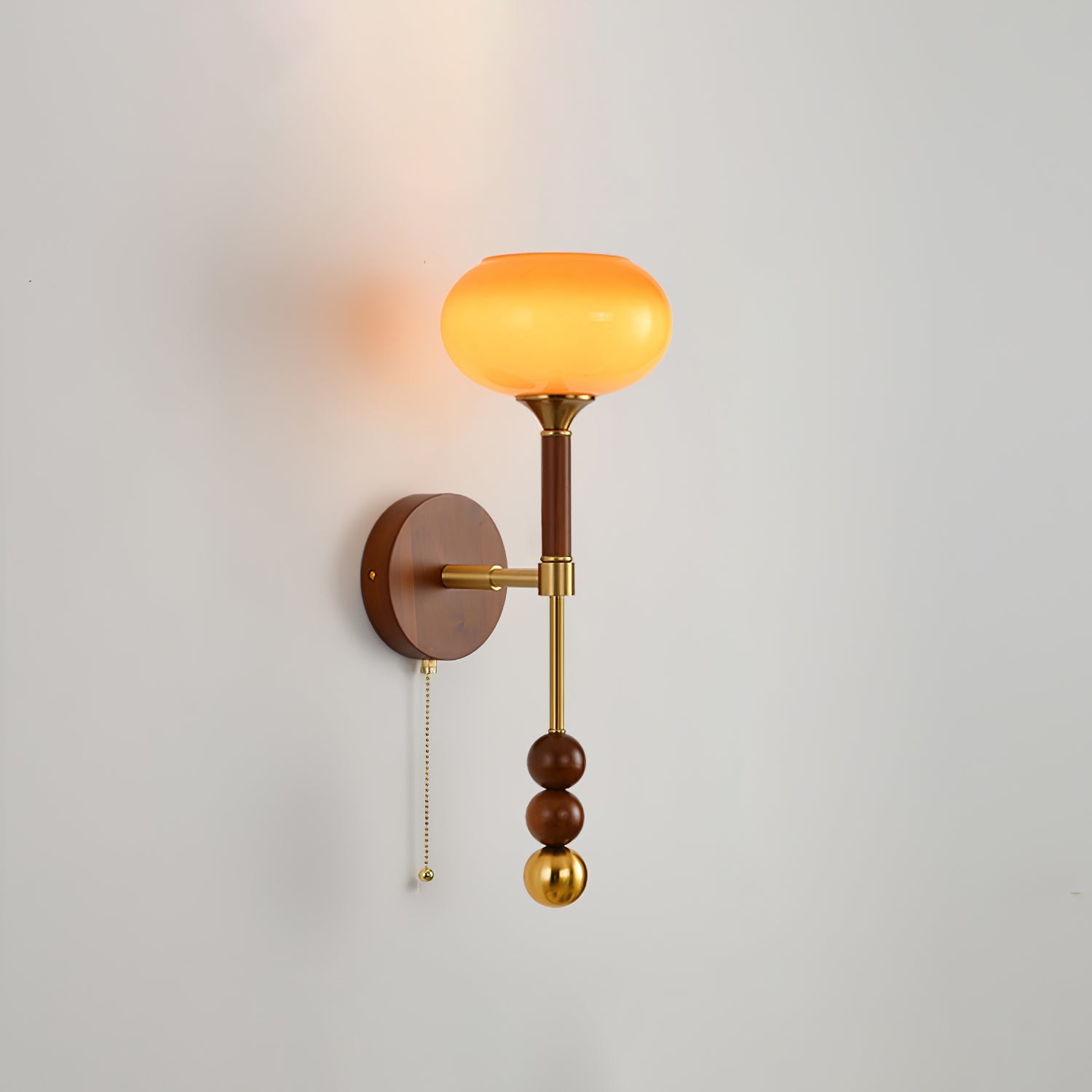 Retro Solid Wood Series Wall Lamp M419