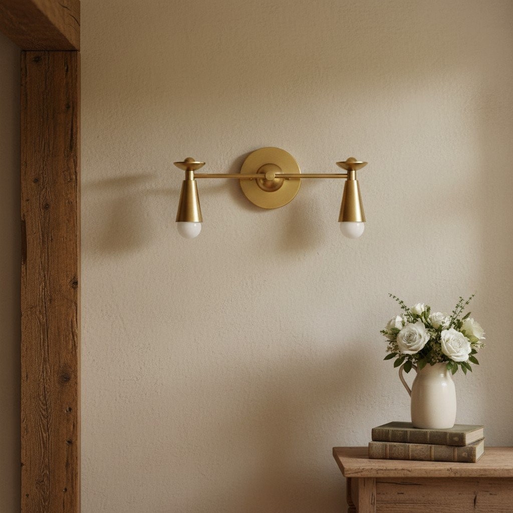 Pyralis Cone Modern Art Deco Lighting - Vintage Style Vanity Sconce Light T302