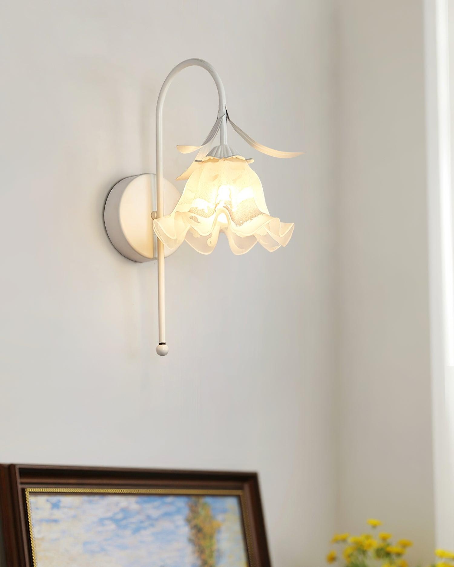 French Cream Style Flower Wall Lamp M47