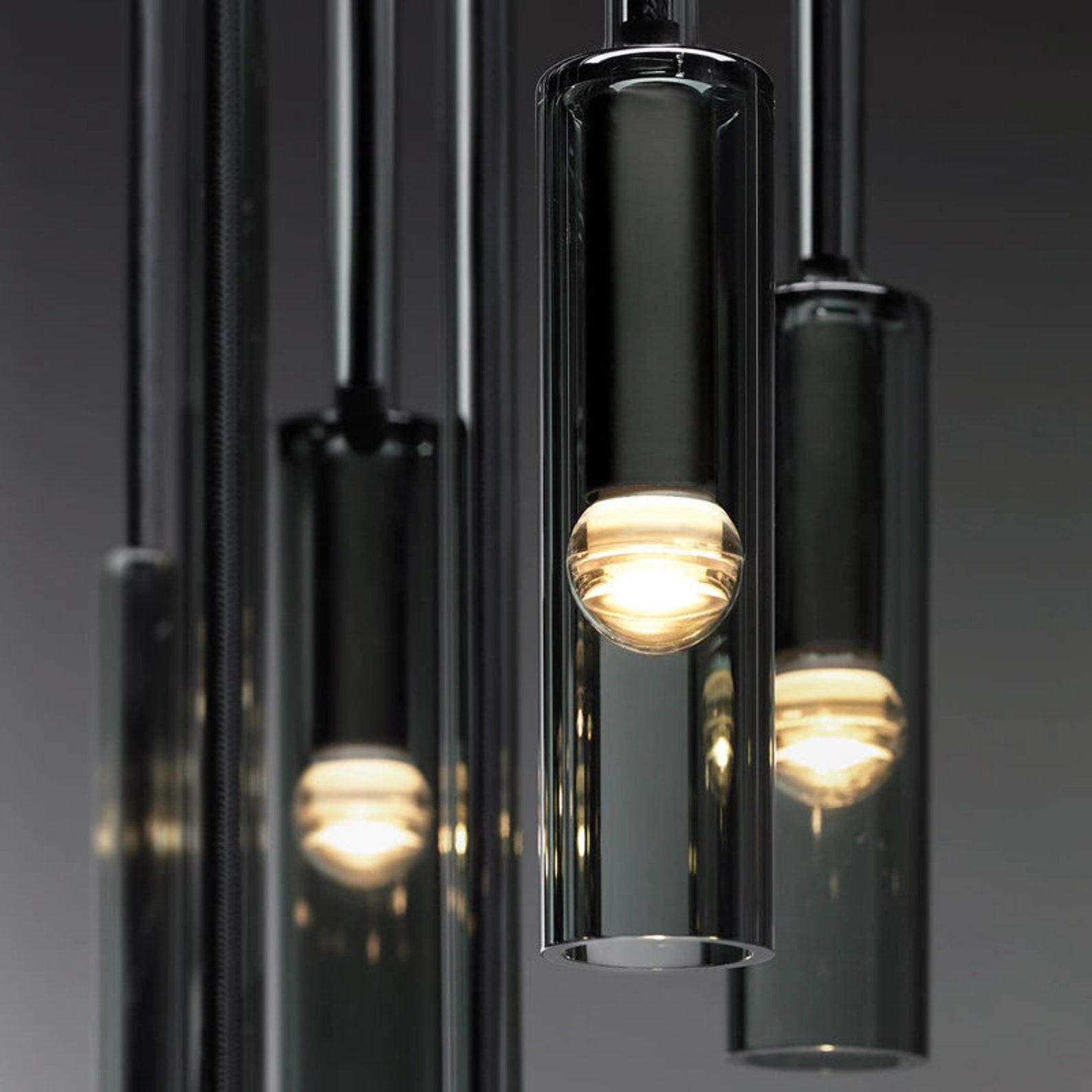 Modern Cylindrical Glass Pendant Light G42