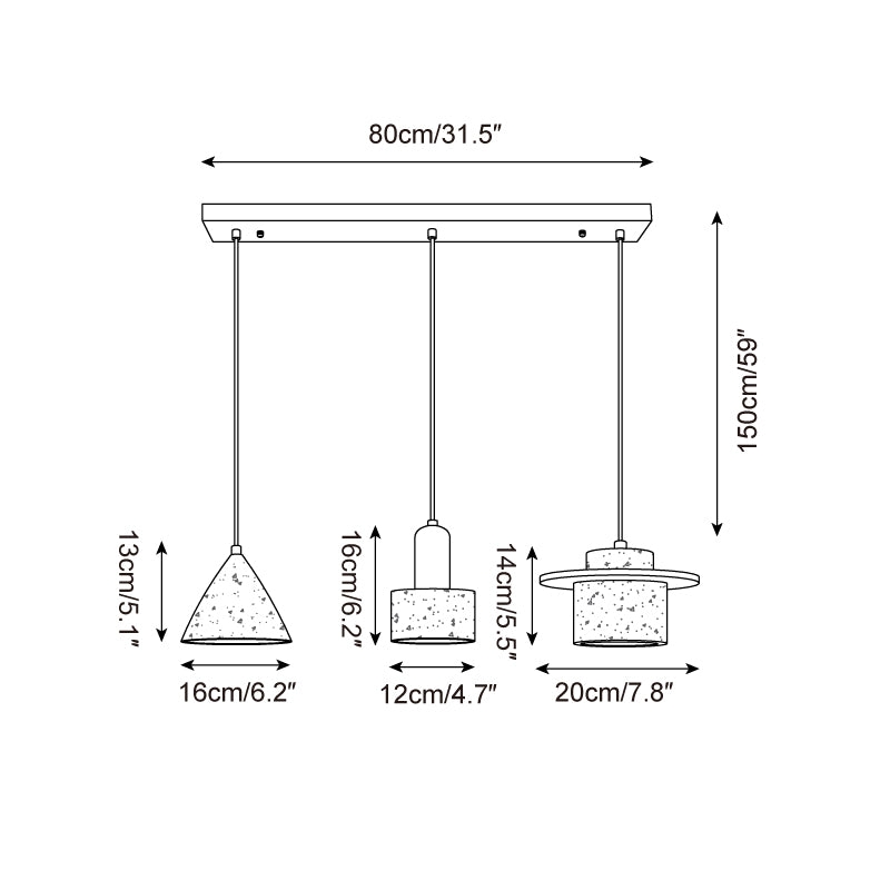 Marnox Pendant Lamp T1358