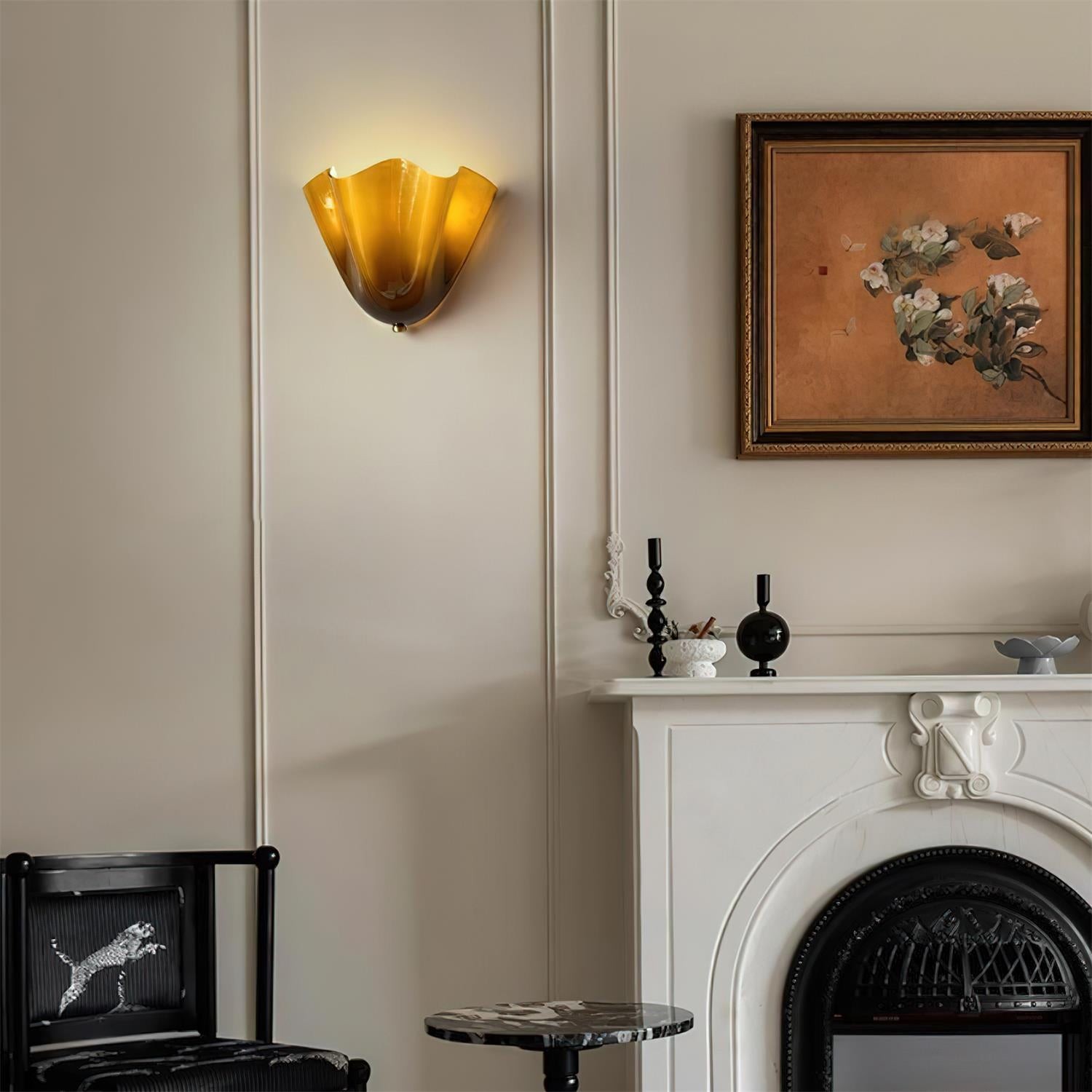 Bellina Modern Glass Wall Sconce - Ambient Lighting for Hallway P075