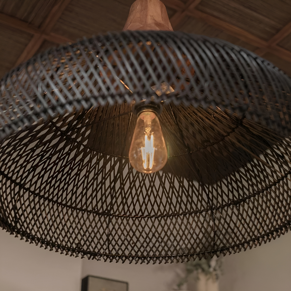 Retro Bohemian Rattan Pendant Light T2060