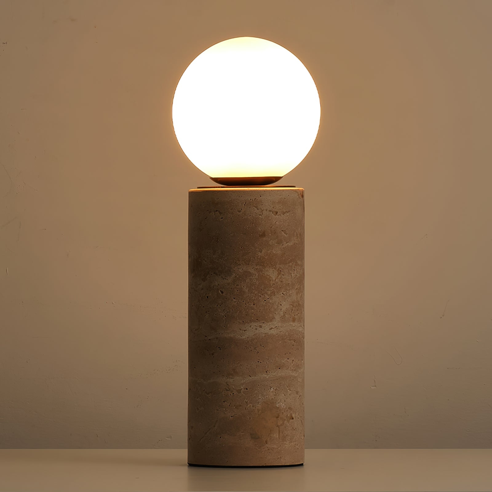 Core Travertine Table Lamp T1869