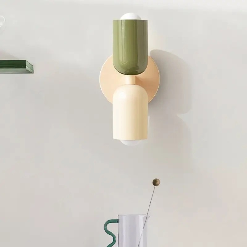 Double Head Up Down Wall Sconce - Modern Metal Ambient Light S94