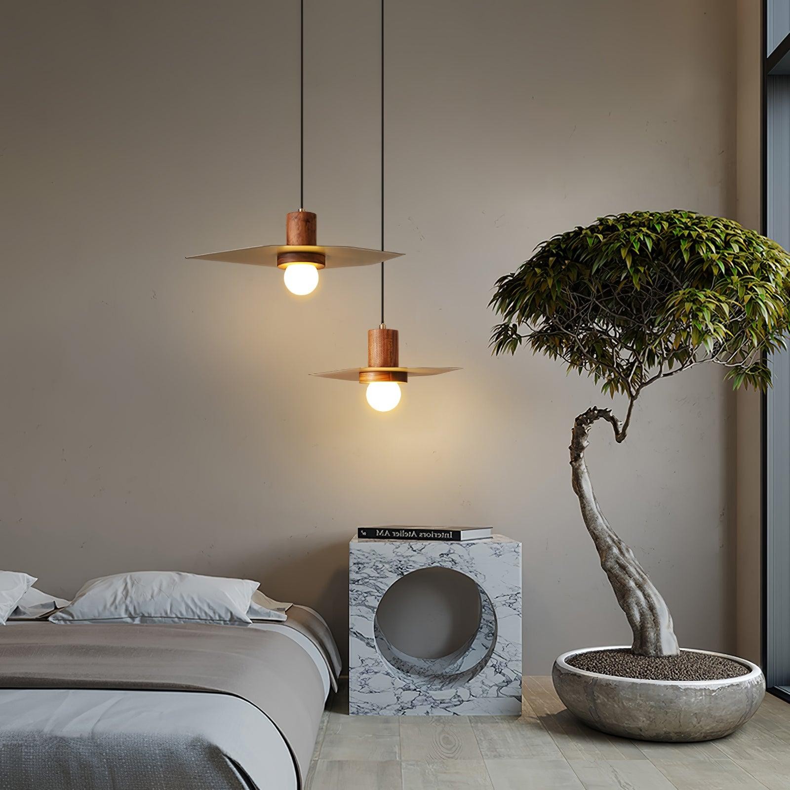 Walnut Copper Jupiter Pendant Lamp G20