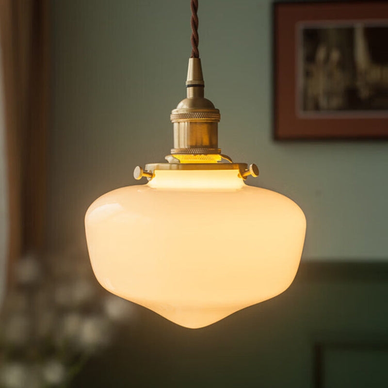 Radiant Lantern Retro Glass Pendant Light T2178