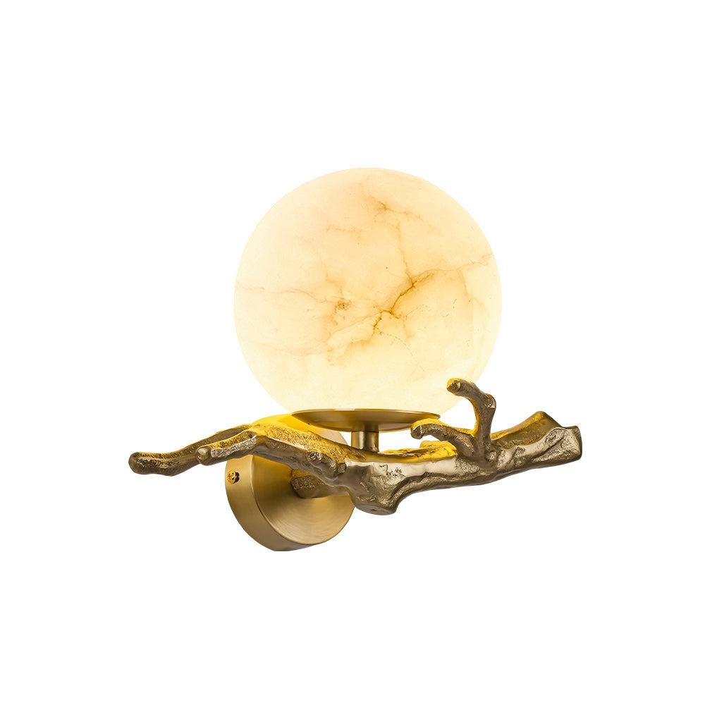 Retro Twigs Alabaster Wall Lamp T1659