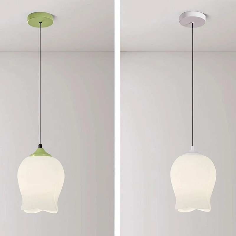 Nordic Flower Bud Glass Pendant Light S89