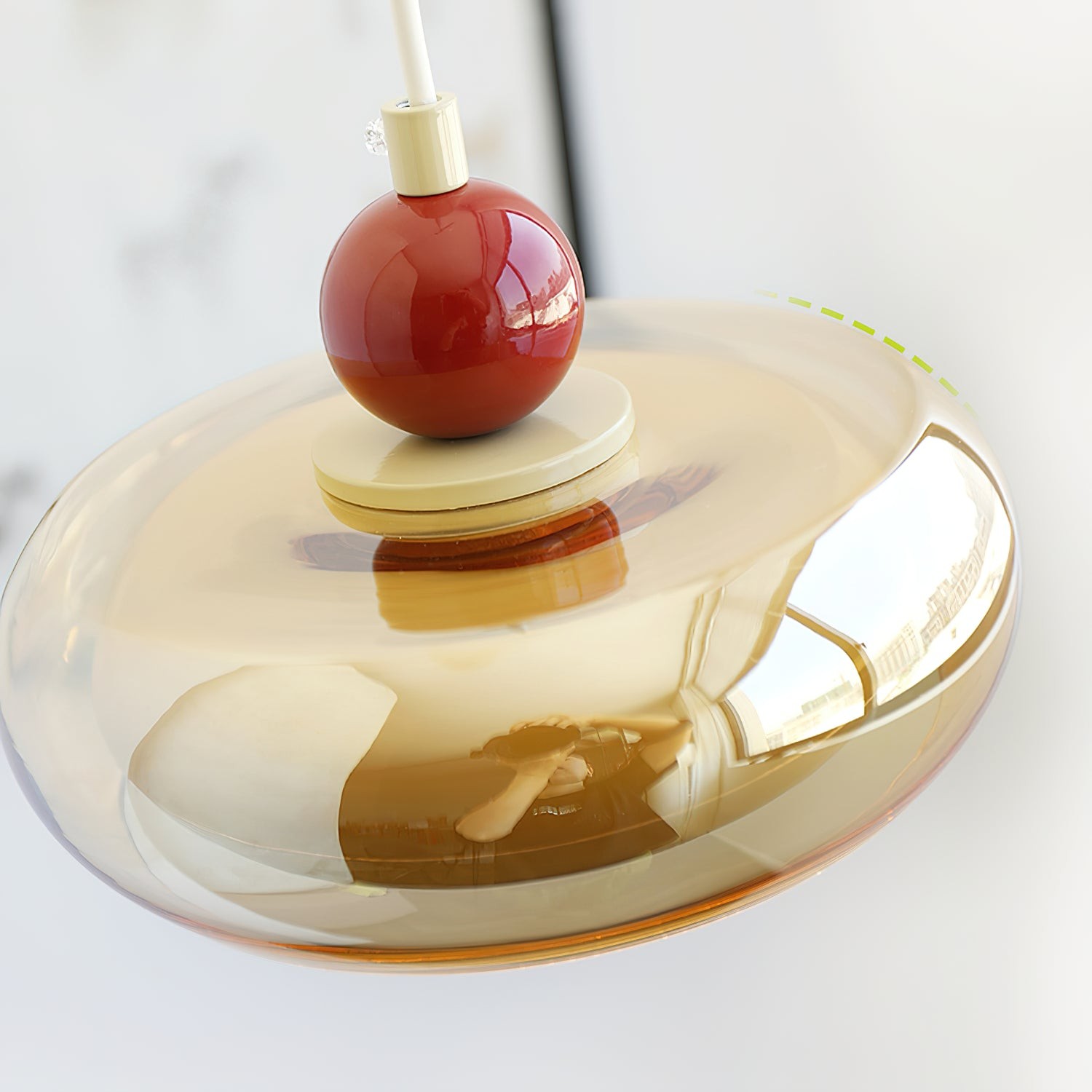 Cherry Shape Glass Pendant Lamp M104
