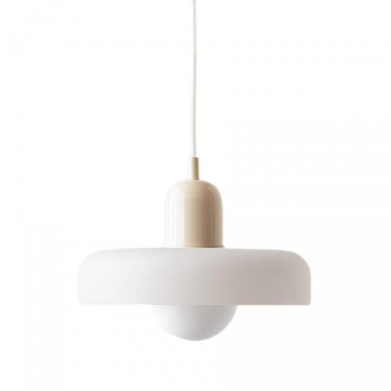 Morandi Glass Disc Orb Pendant Lamp S09