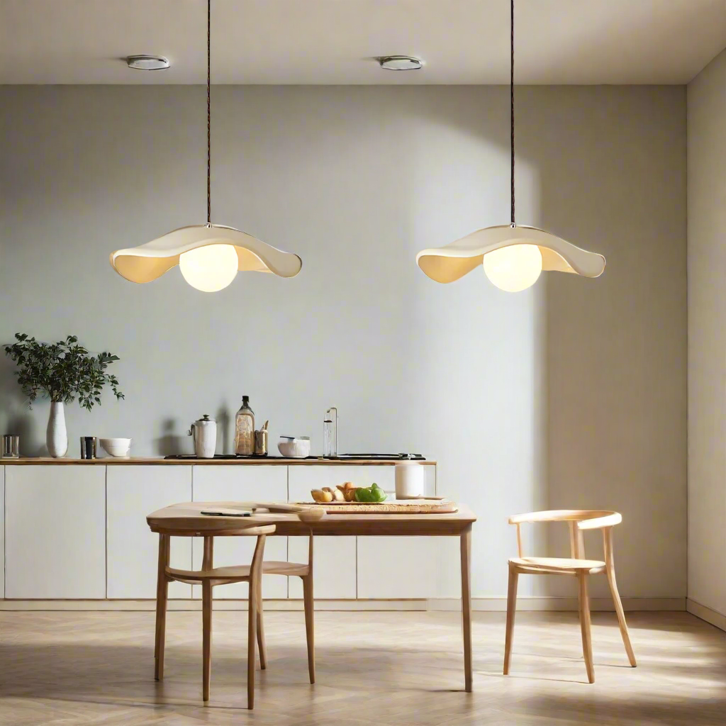 Yumi Sculptural Resin Elegance Minimalist Pendant Light T2169