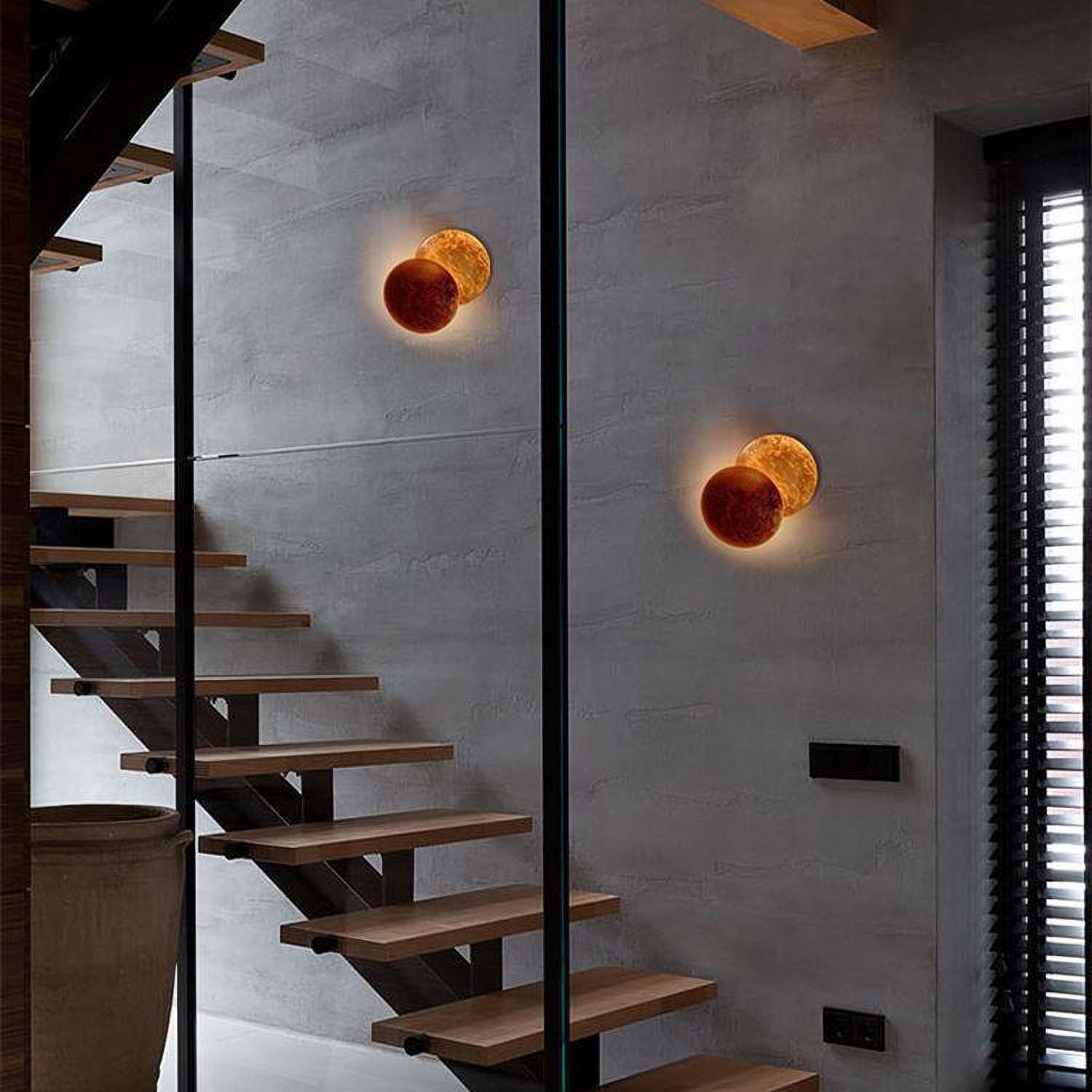 Discola Wall Lamp Metal Disc Design - Living Room Ambient Light