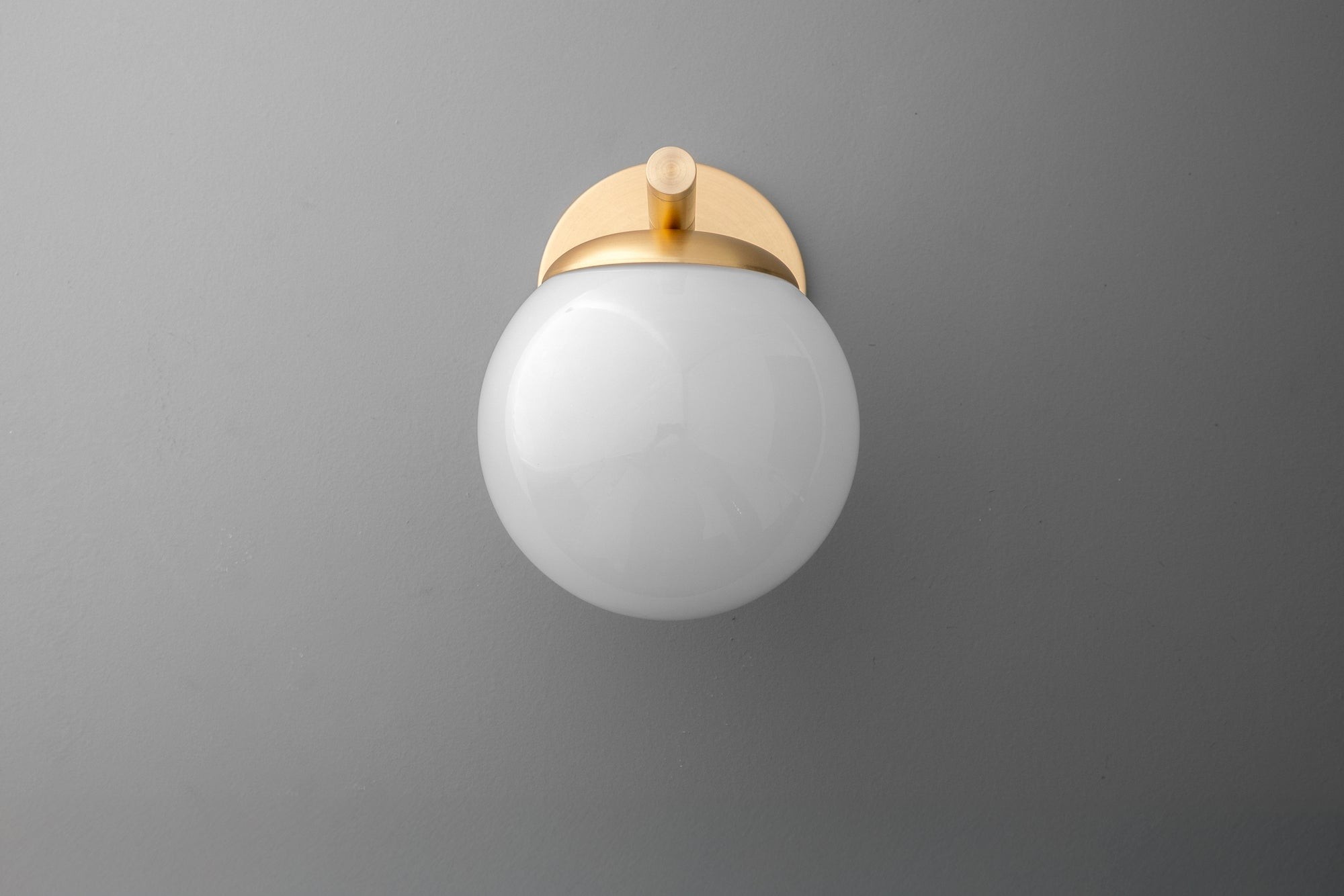 Glorica Glass Wall Sconce - Frosted Globe Light T397