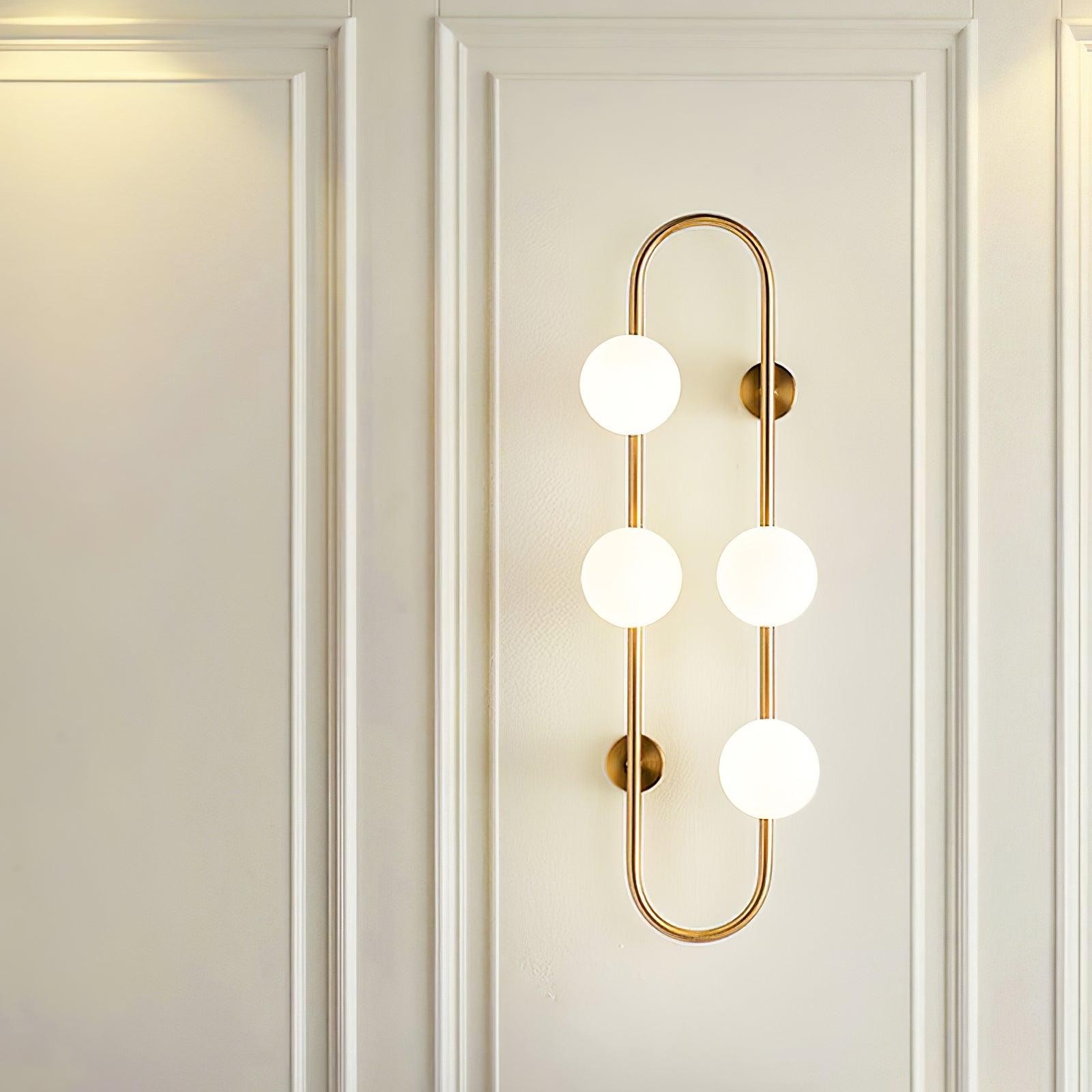Nordic Modern Geometric Glass Globe Wall Lamp M468