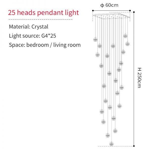 Crystal Pendant Light