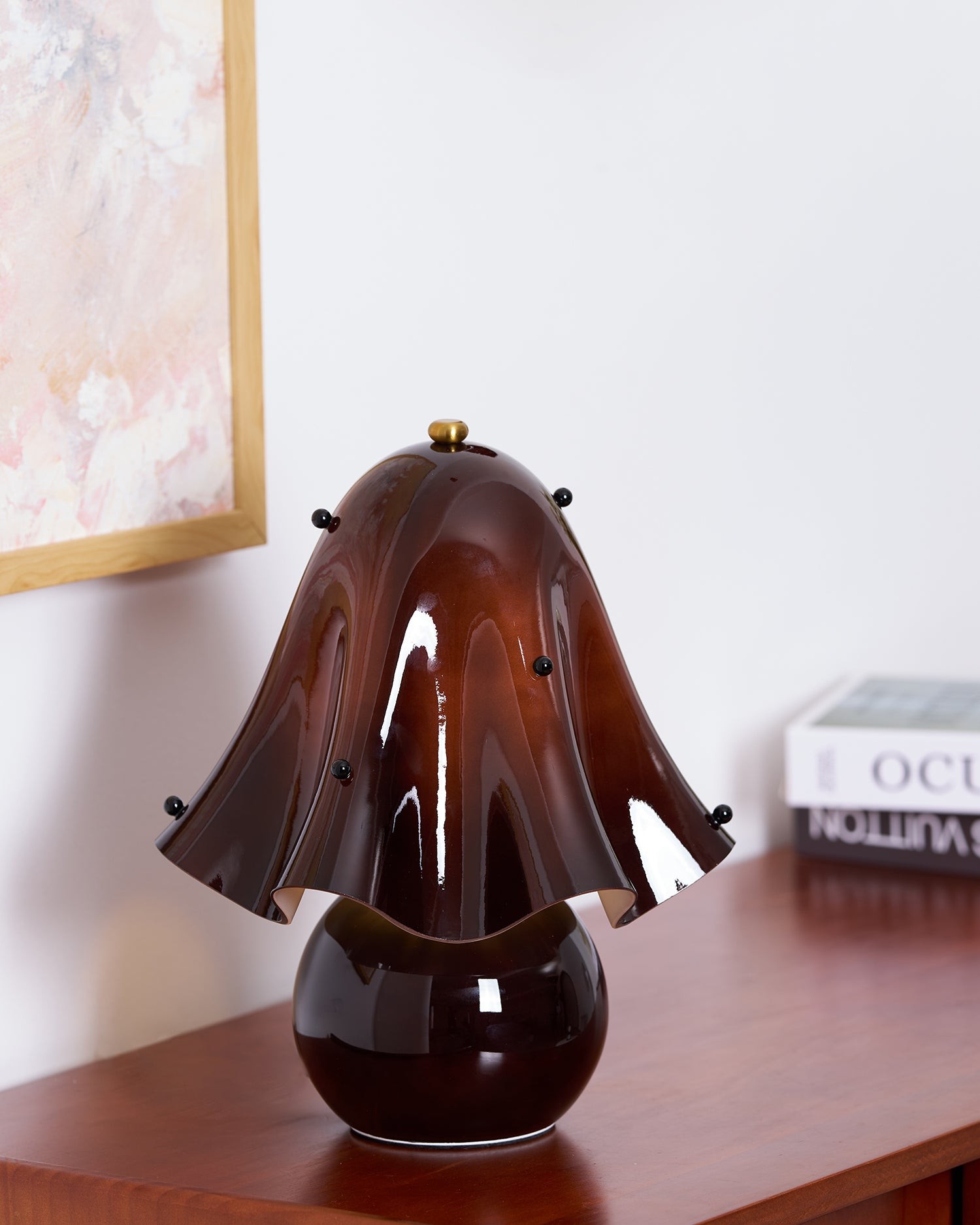 Bellina Sculptural Bell Flower Table Lamp - Accent Lighting for Room T281