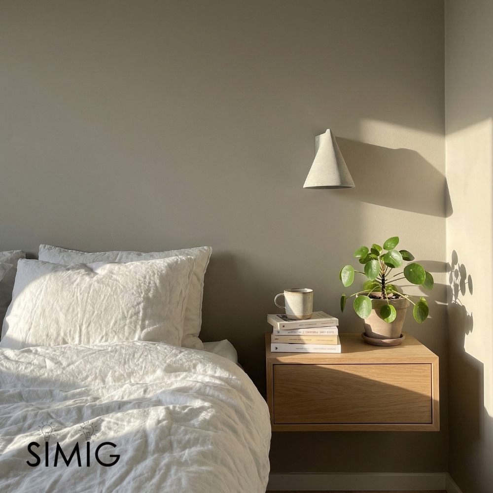 Concrellia Tapered Concrete Wall Lamp Modern - Bedroom Ambient Light T1128