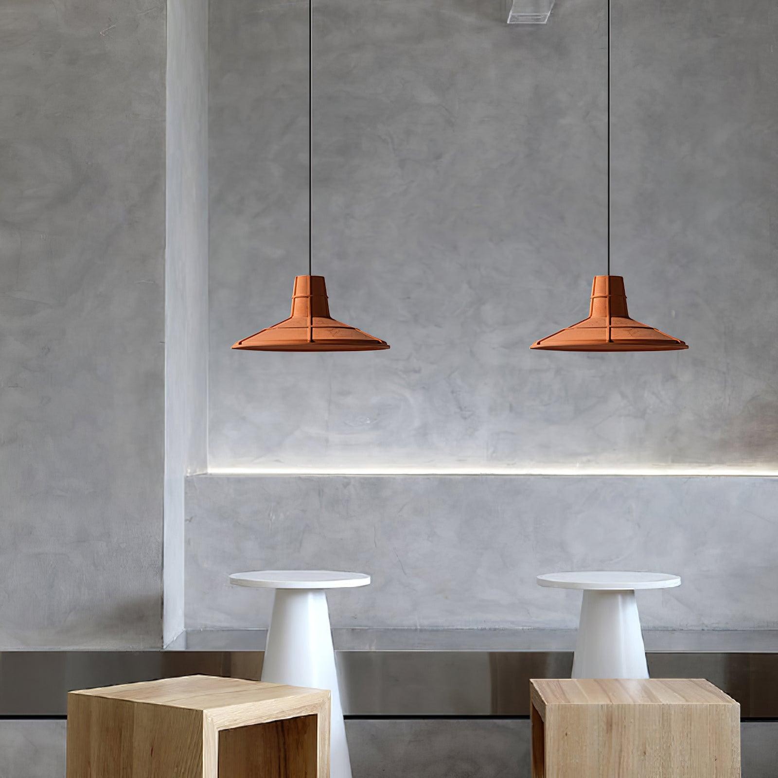 Industrial Style Cement Terracotta Craft Pendant Light M317