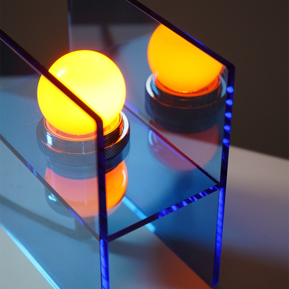 Afterglow Sunset Ocean Horizon Table Lamp - Modern Acrylic for Bedroom and Living Room S258