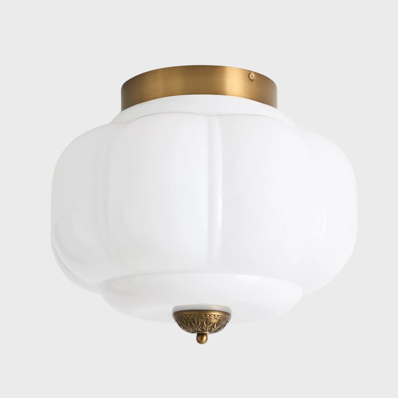 Eloise Ceiling Light - Elegant Retro Brass Ceiling Light for Living Room G55