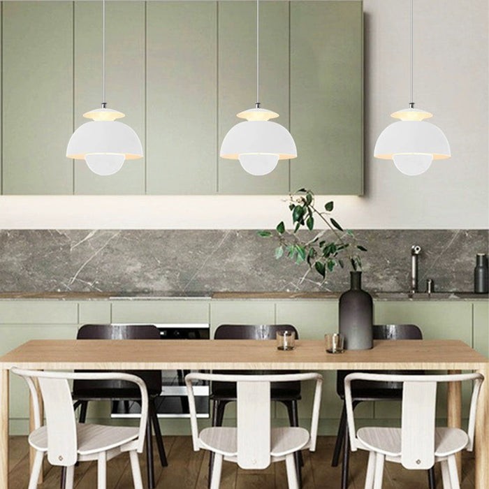 Scandinavian Metal Flower Pendant Light - Living Room Fixture S97
