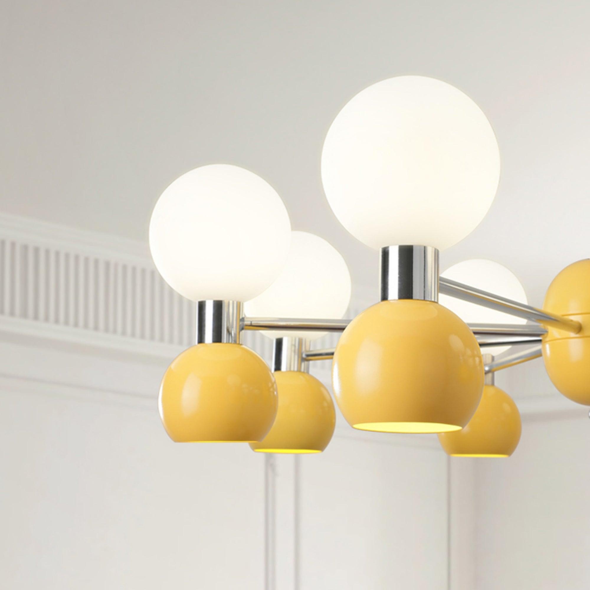 Modern Minimalist Multiple Head Metal Chandelier M212